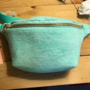 Stoney clover lane x target terry cloth Fanny pack green